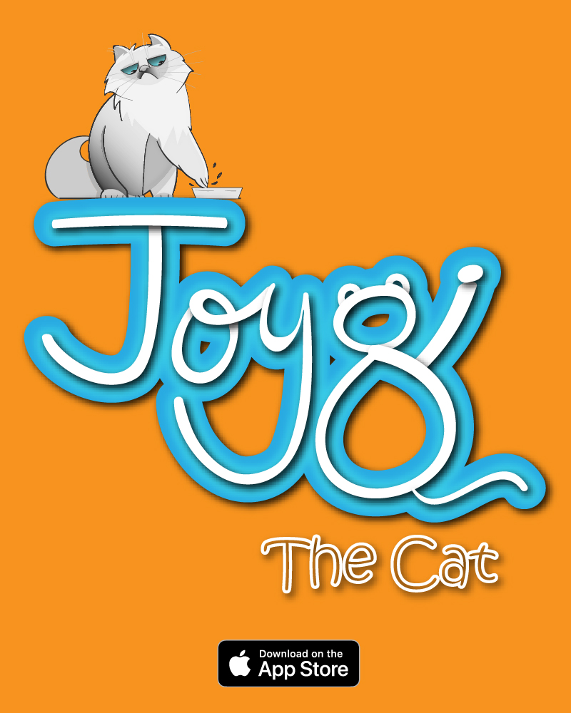 Joygi The Cat Sticker App Marketing Ad